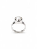 Kritharth Jewels 925 Sterling Silver Freshwater Pearl Solitaire Ring