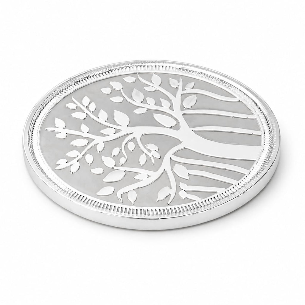 10g Fine Silver Coin 999 Purity – Floral Design Collectible Investment Coin
