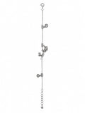 925 Sterling Silver Multi-Charm Adjustable Bracelet for Women