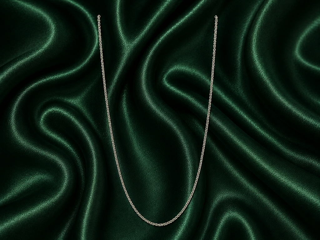 Premium Sterling Silver Curb Chain Necklace – Classic Unisex Jewelry