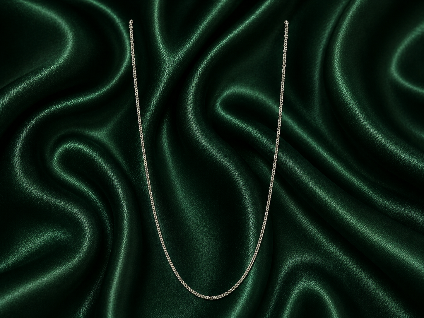 Premium Sterling Silver Curb Chain Necklace – Classic Unisex Jewelry