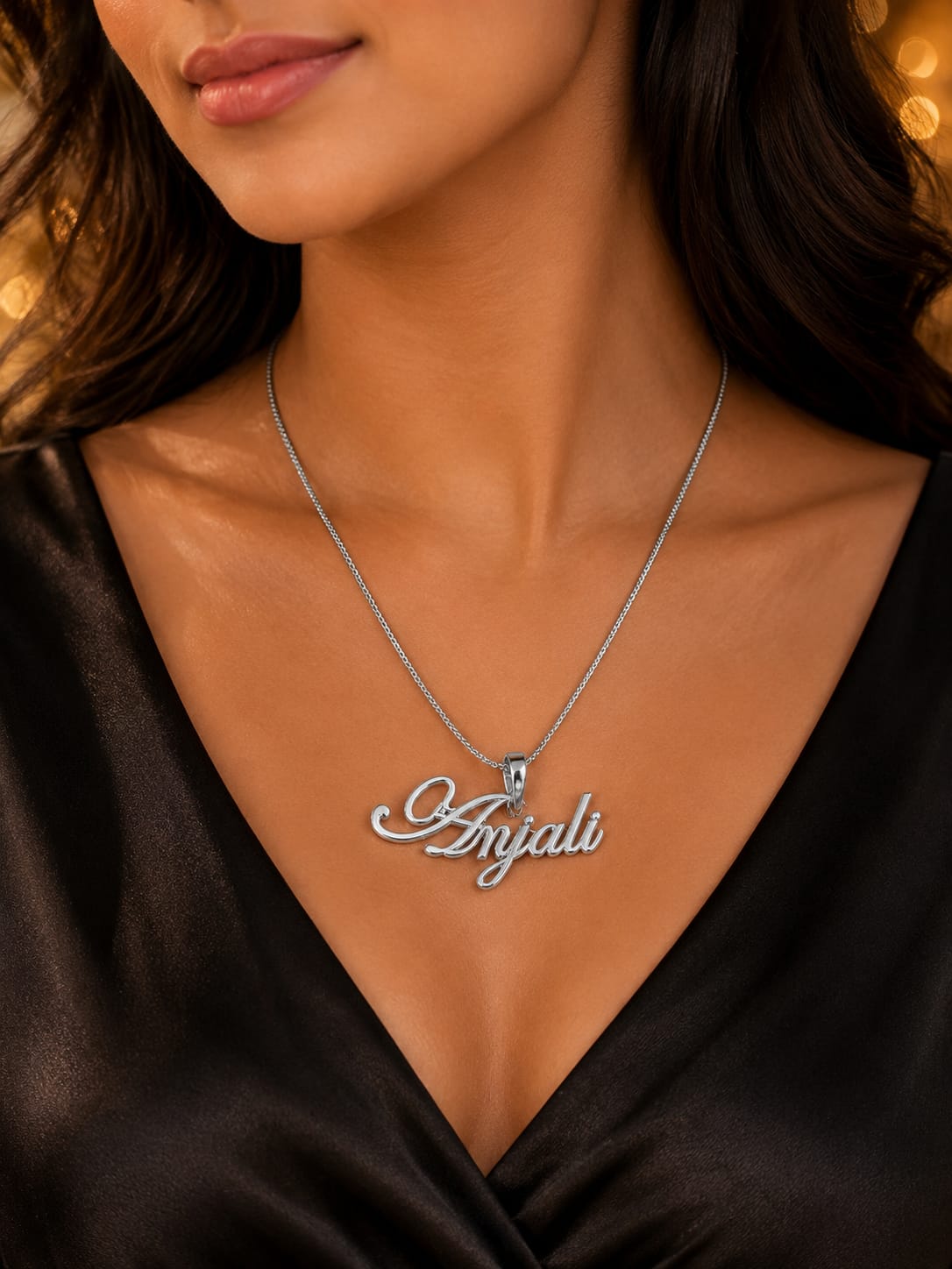 925 Sterling Silver Personalized Name Pendant