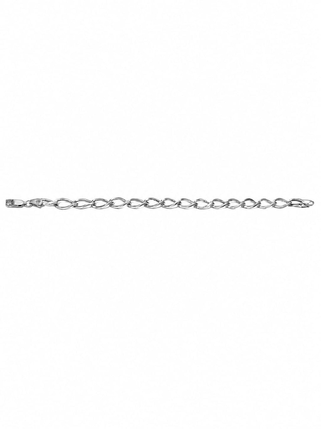 Classic Oval Link Silver Bracelet for Men & Women