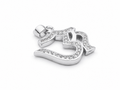 Crystal-Studded Om (ॐ) Pendant