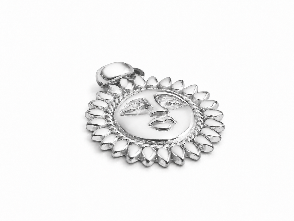 Celestial Sun Face Pendant