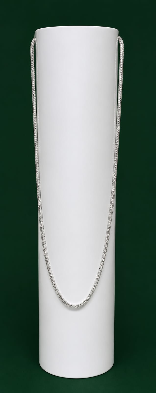 Premium Silver-Tone Snake Chain Necklace – Unisex Elegant Jewelry