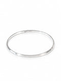925 Sterling Silver Sleek Groove Bangle for Men
