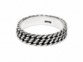 Vintage Weave Silver Ring
