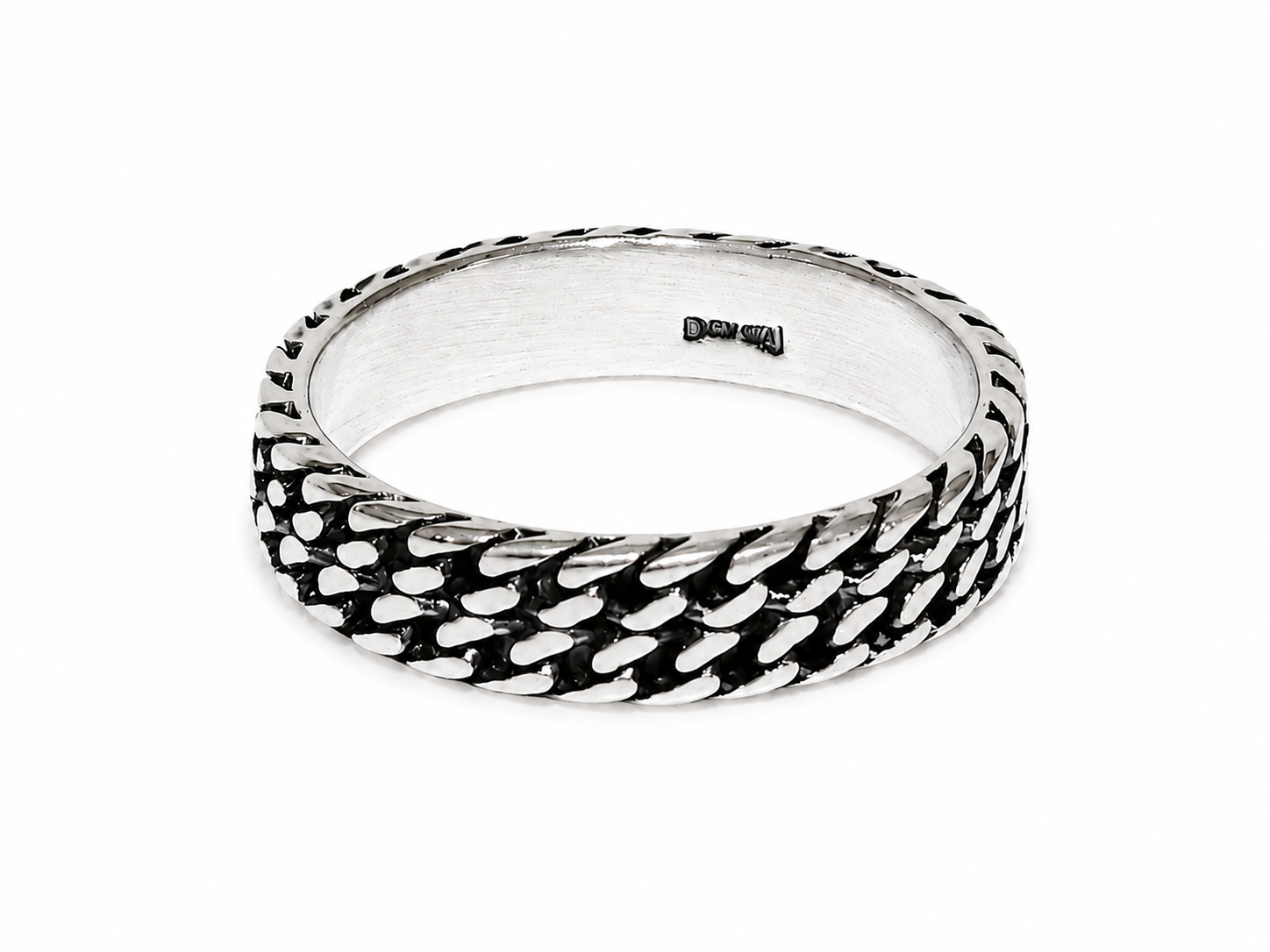 Vintage Weave Silver Ring