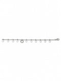 925 Sterling Silver Circle Charm Bracelet for Women