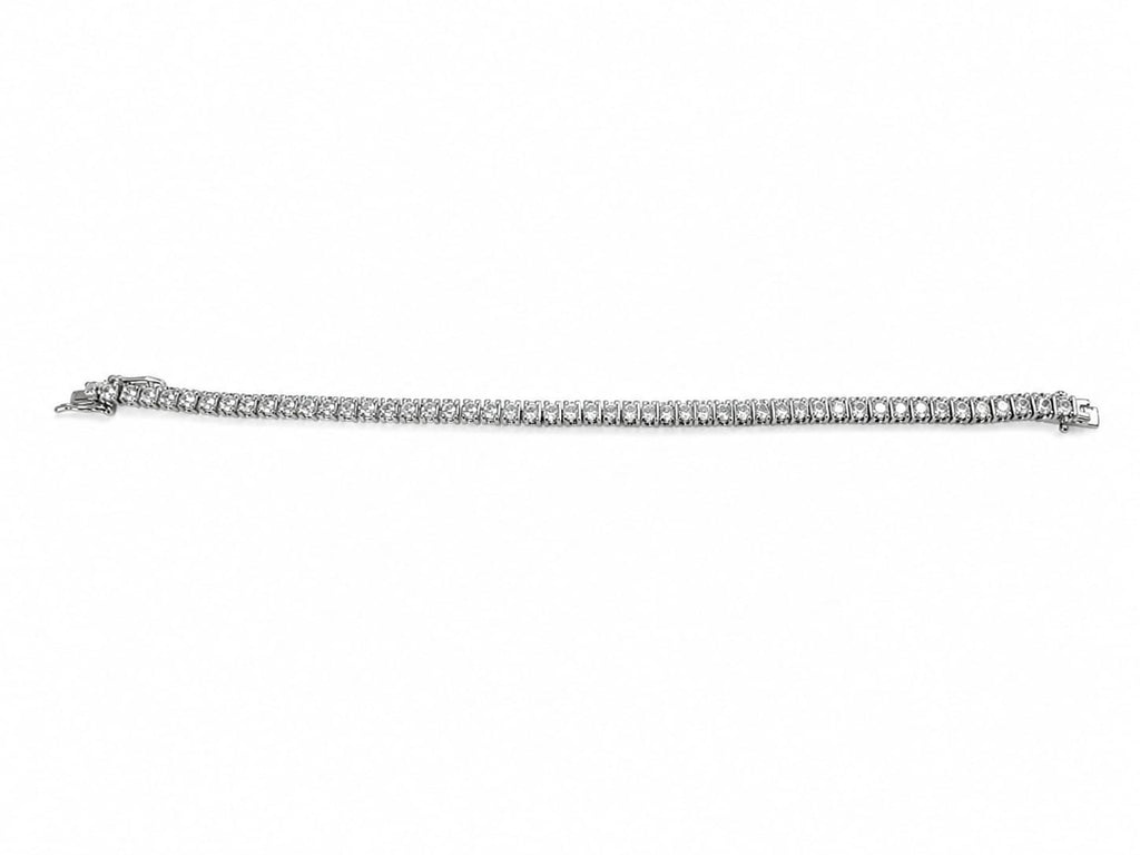 Kritharth Jewels Classic Sparkle Tennis Bracelet