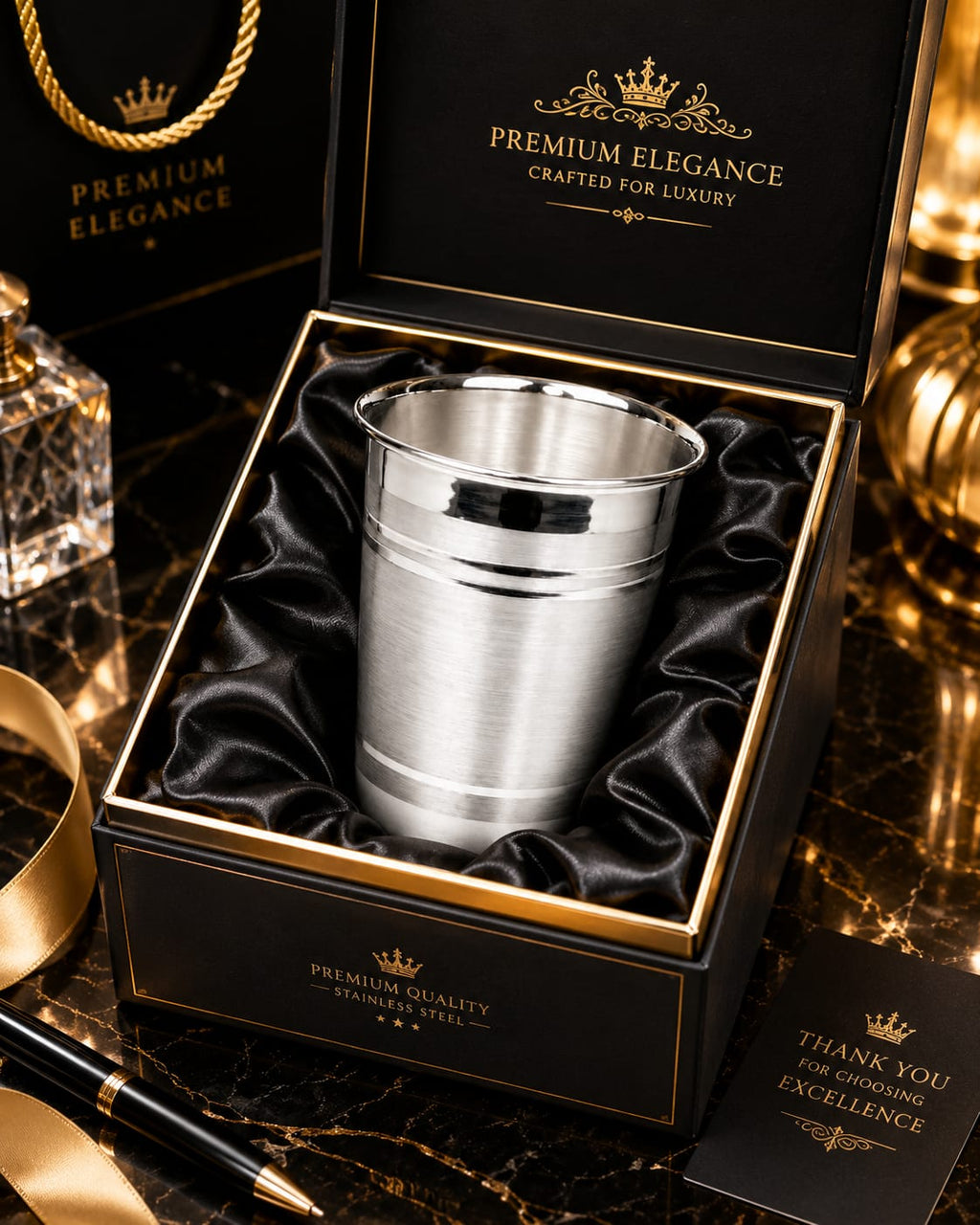 Elegant Drinking Glass for Daily Use & Gifting