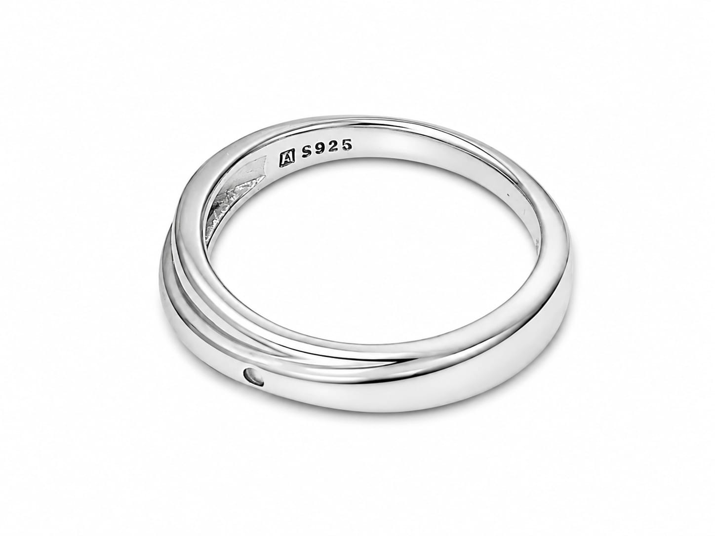S925 Sterling Silver Minimalist Band Ring – Classic Unisex Design
