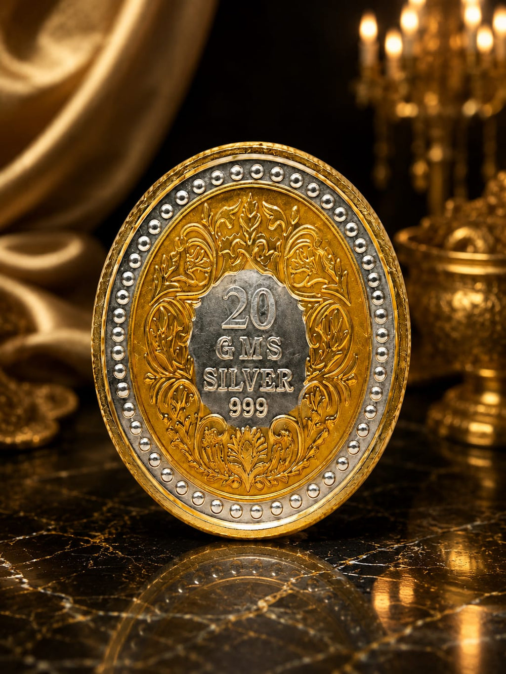 Victoria Queen Design Gold & Silver Finish Collectible Coin