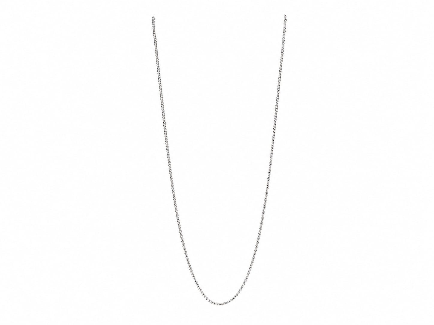 Kritharth Jewels Sterling Silver Minimalist Chain Necklace