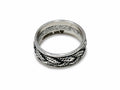 Kritharth Jewels Vintage Dragon Engraved Silver Band Ring