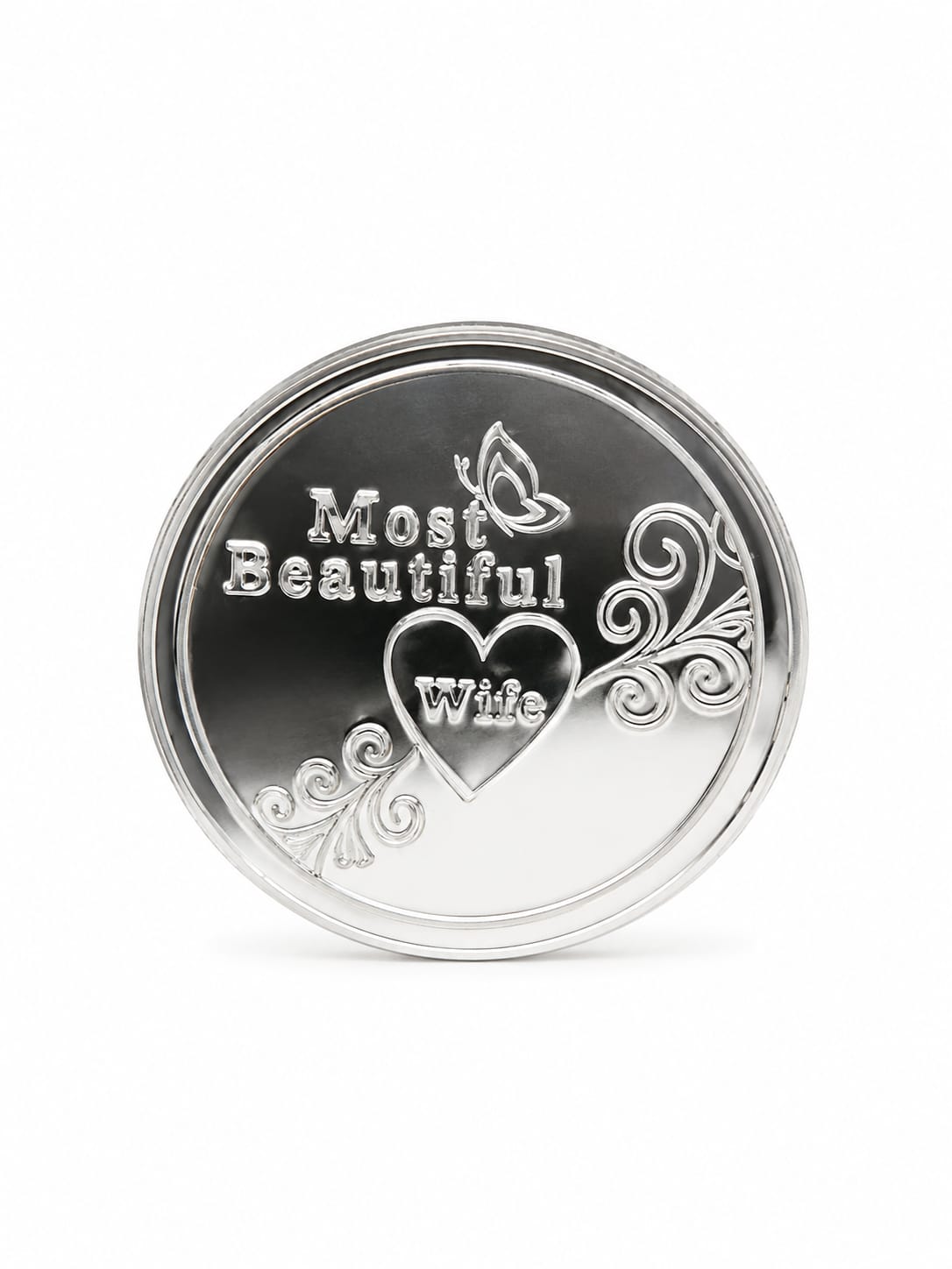 10g 999 Fine Silver Floral Coin
