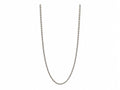 Kritharth Jewels Silver Byzantine Rope Chain Necklace