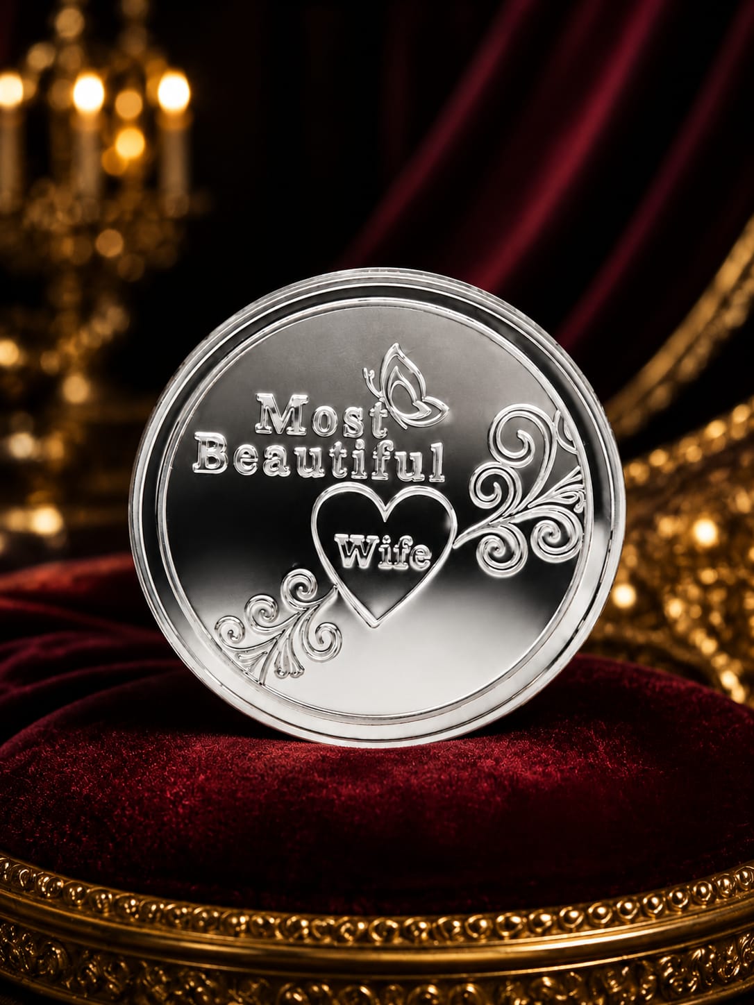 10g 999 Fine Silver Floral Coin