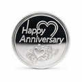Happy Anniversary 999 Fine Silver Coin