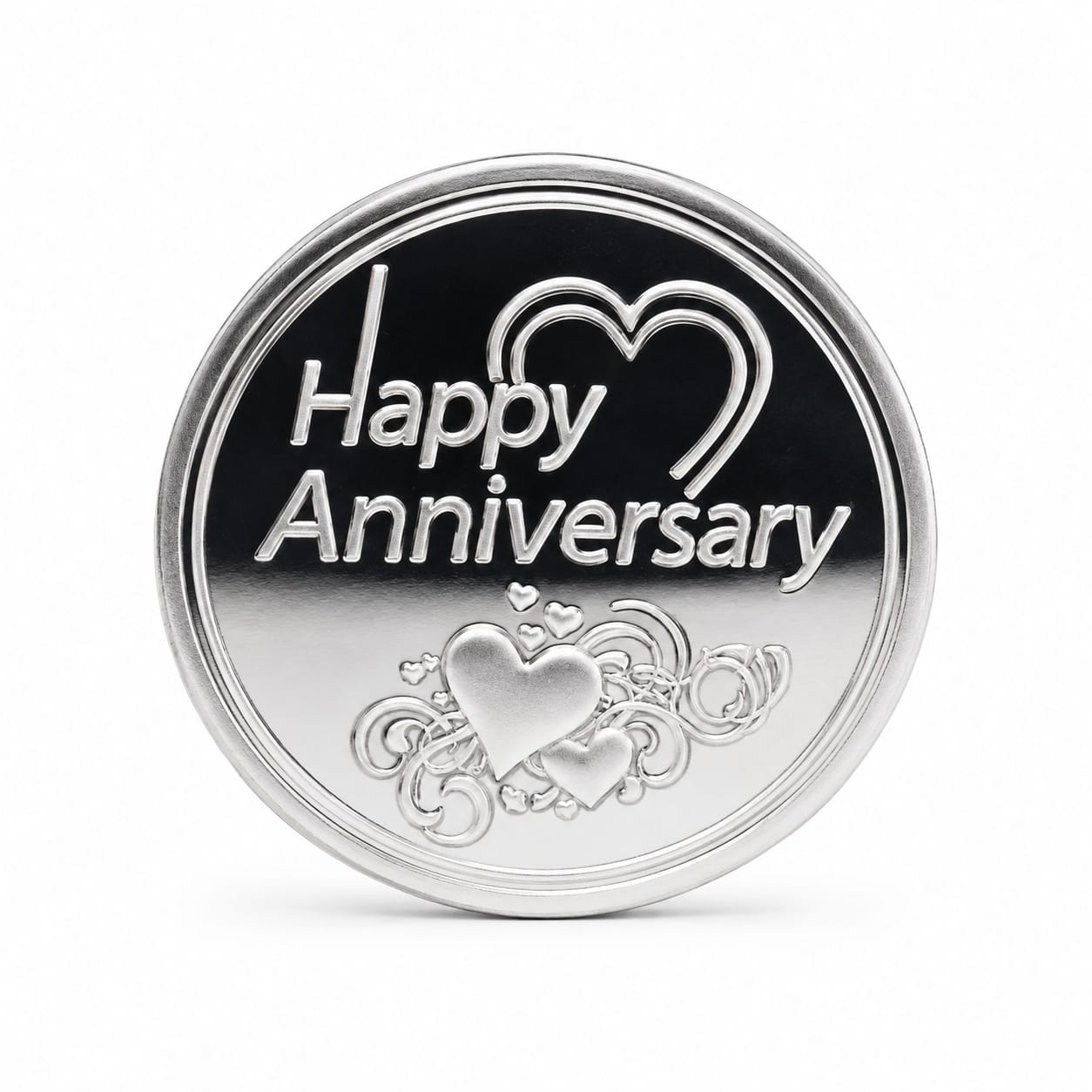 Happy Anniversary 999 Fine Silver Coin