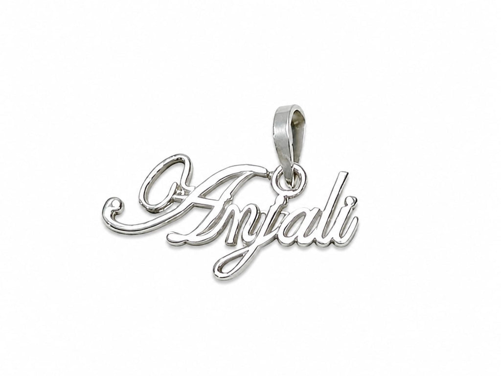 925 Sterling Silver Personalized Name Pendant