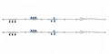 925 Sterling Silver Blue & Black Beaded Designer Anklet for Women