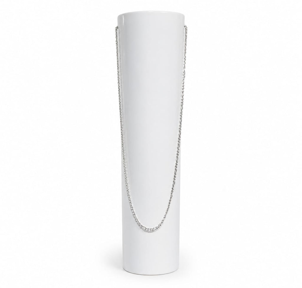 925 Sterling Silver Box Chain Necklace – Classic Unisex Chain