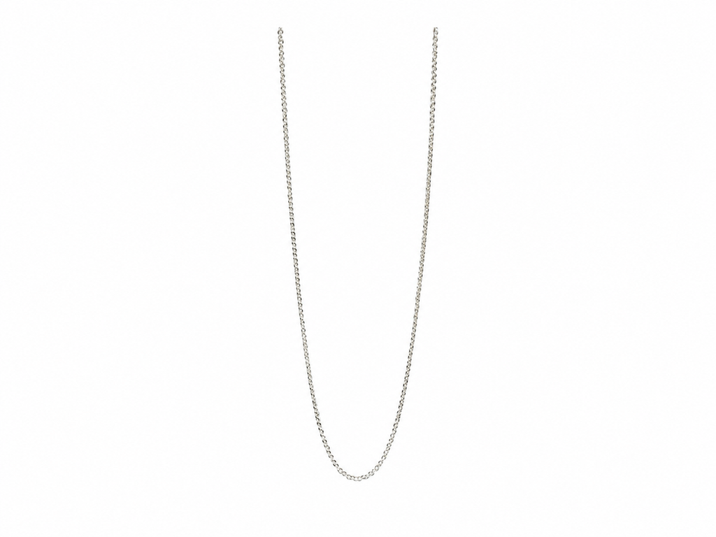 Premium Sterling Silver Curb Chain Necklace – Classic Unisex Jewelry