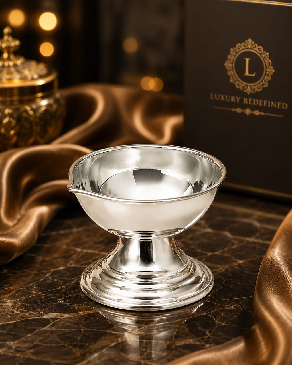 Elegant Traditional Pooja Lamp
