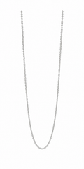 Premium Silver-Tone Snake Chain Necklace – Unisex Elegant Jewelry
