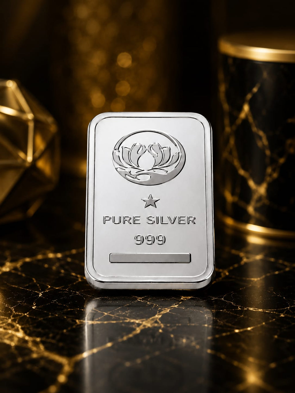 Kritharth Jewels 999 Pure Silver Bar