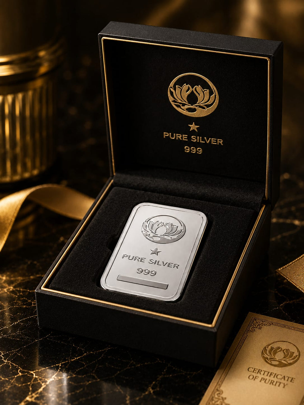 Kritharth Jewels 999 Pure Silver Bar