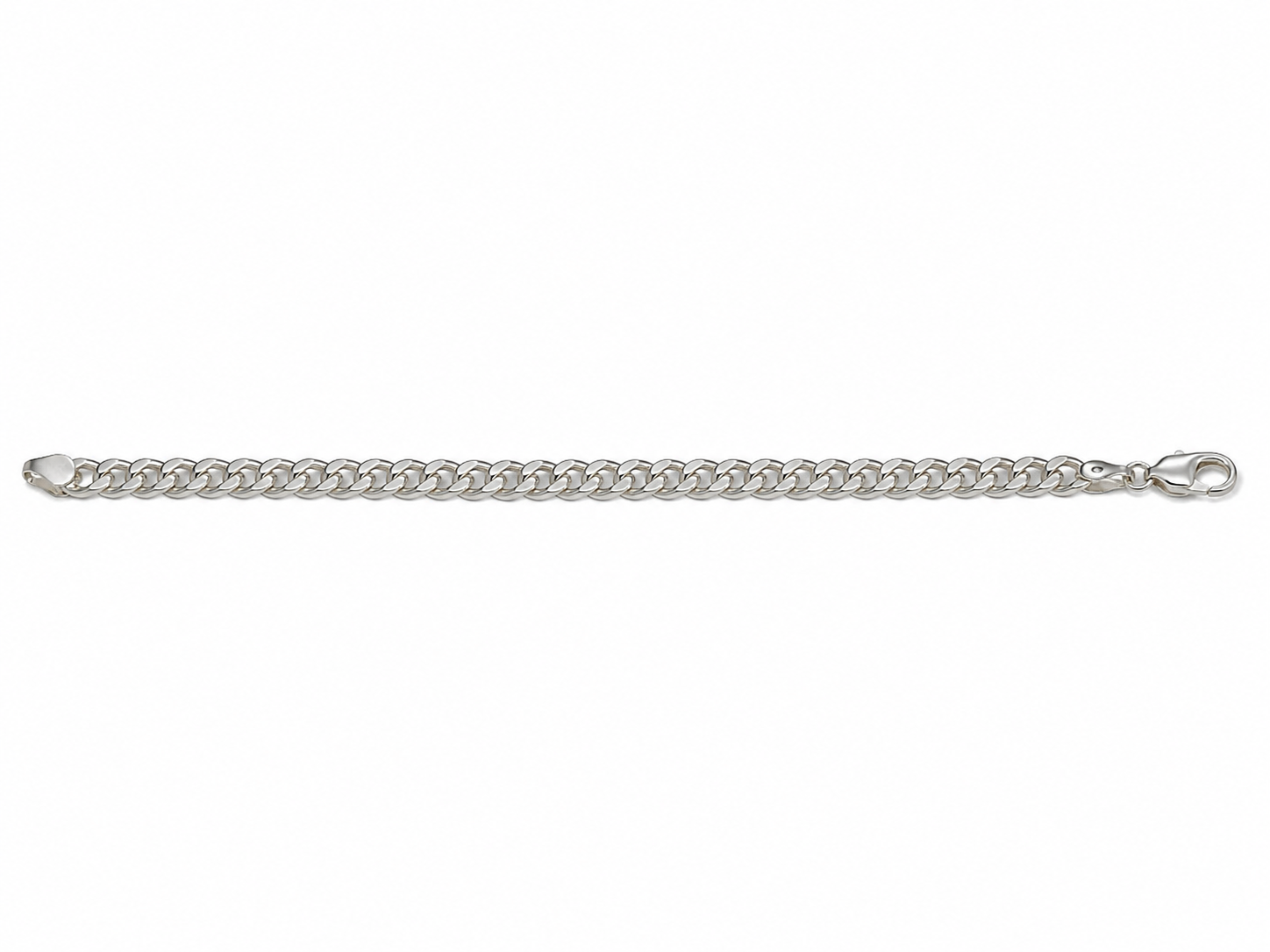Kritharth Jewels Premium Silver Cuban Link Bracelet