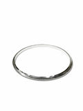 925 Sterling Silver Textured Minimalist Kada Bracelet for Men