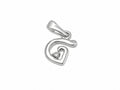 Elegant Silver Heart Sparkle Pendant