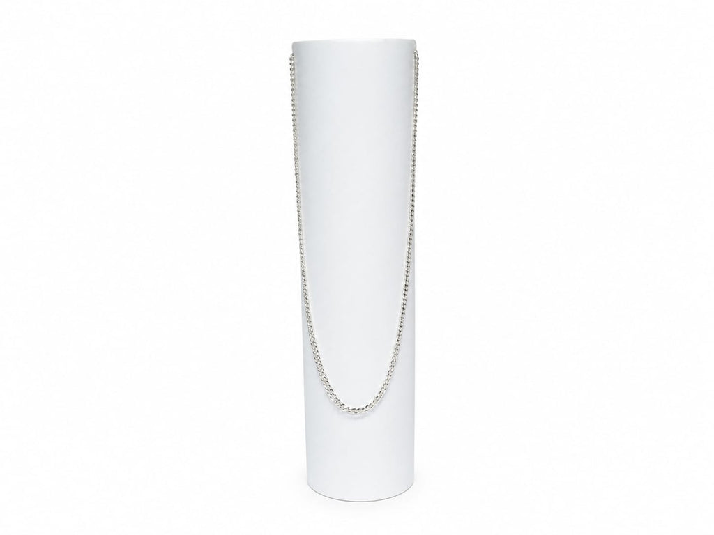 Premium Sterling Silver Curb Chain Necklace – Classic Unisex Jewelry