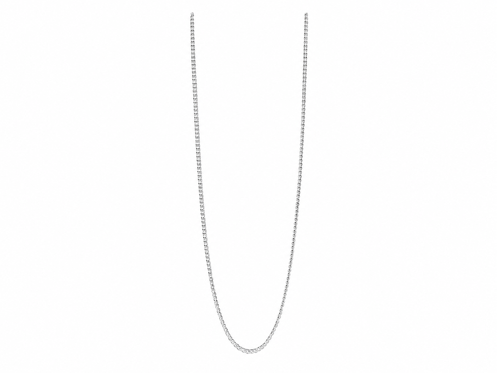 Minimalist Unisex Silver Snake Chain Necklace